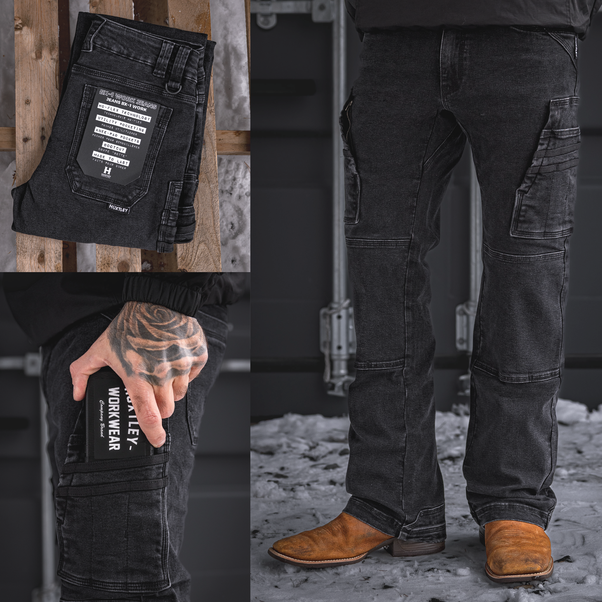 Huxtley Workwear Co. Facebook ad