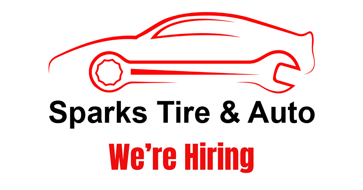 Sparks Tire & Auto Facebook ad: We're Hiring!