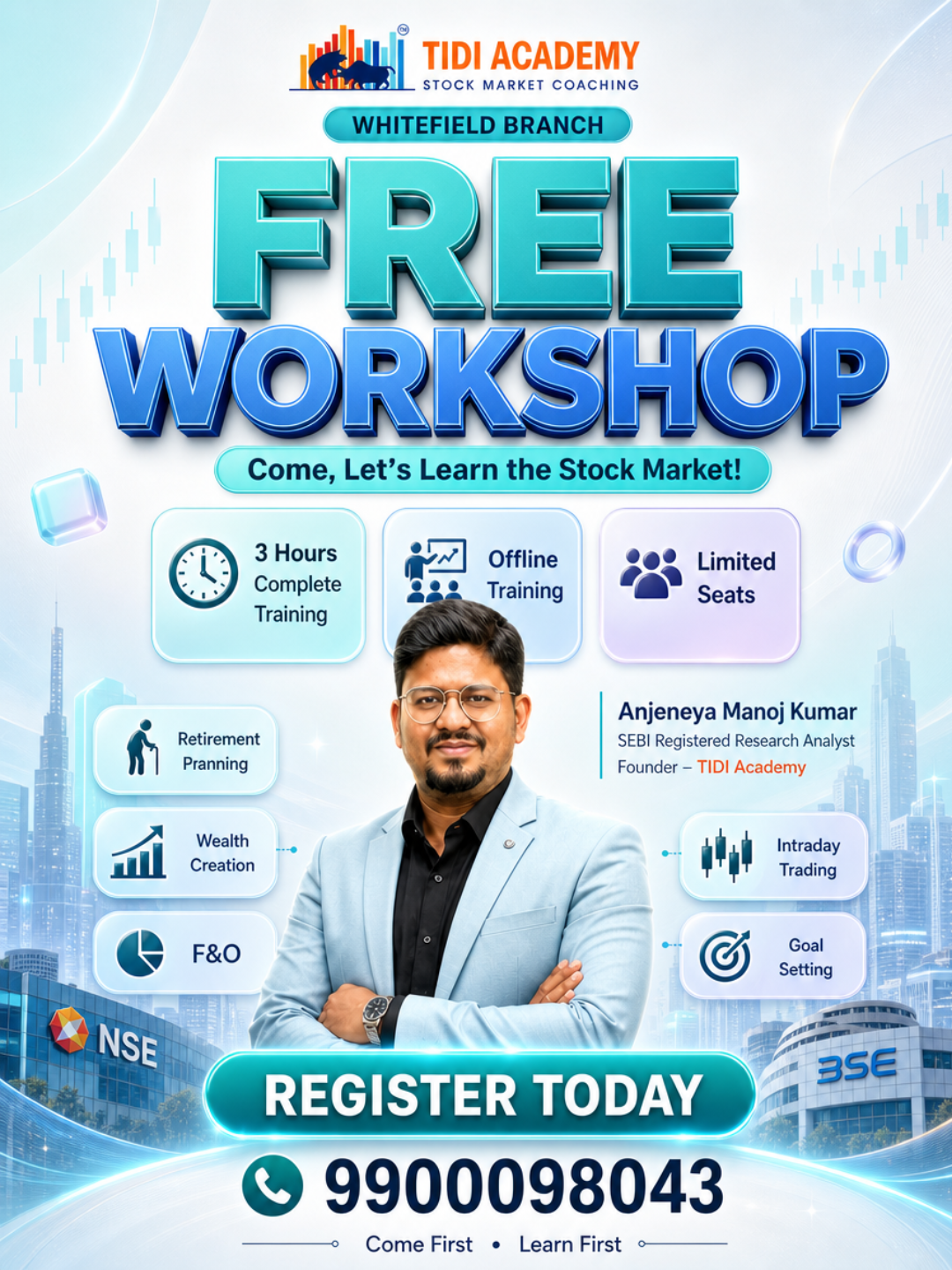 TIDI Academy Facebook ad: Build Wealth with Smart Investing