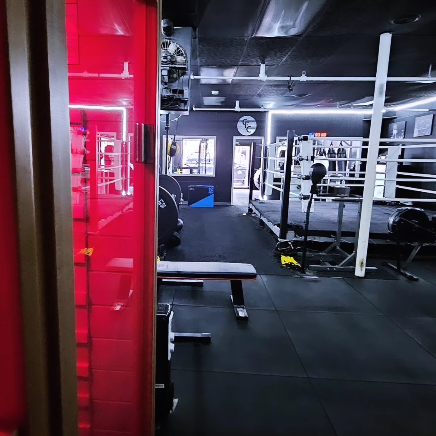 Combat Fitness Club CFC Facebook ad: Sauna Sessions Post Training