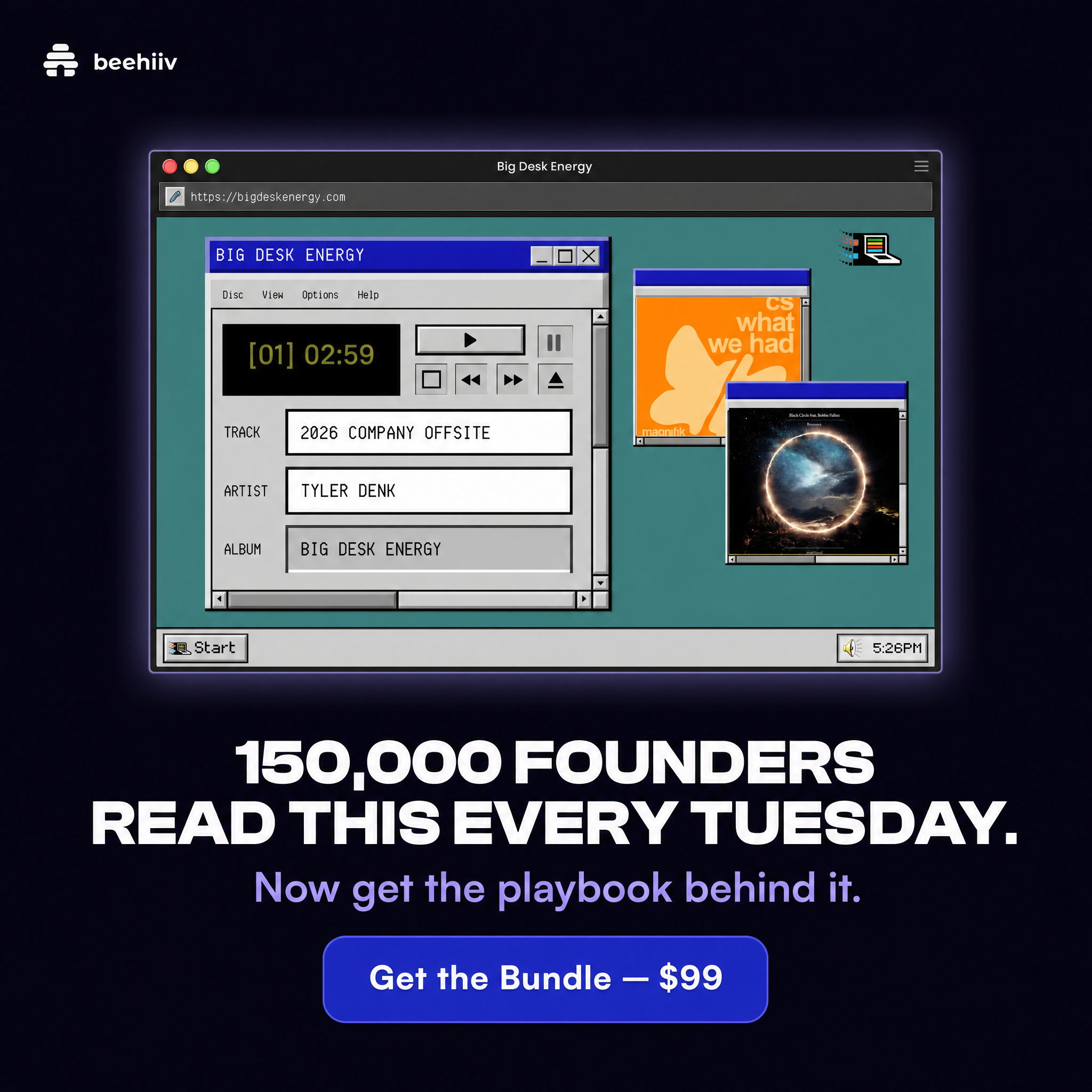 beehiiv Facebook ad