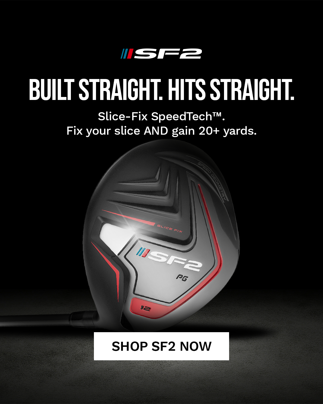 Performance Golf Facebook ad