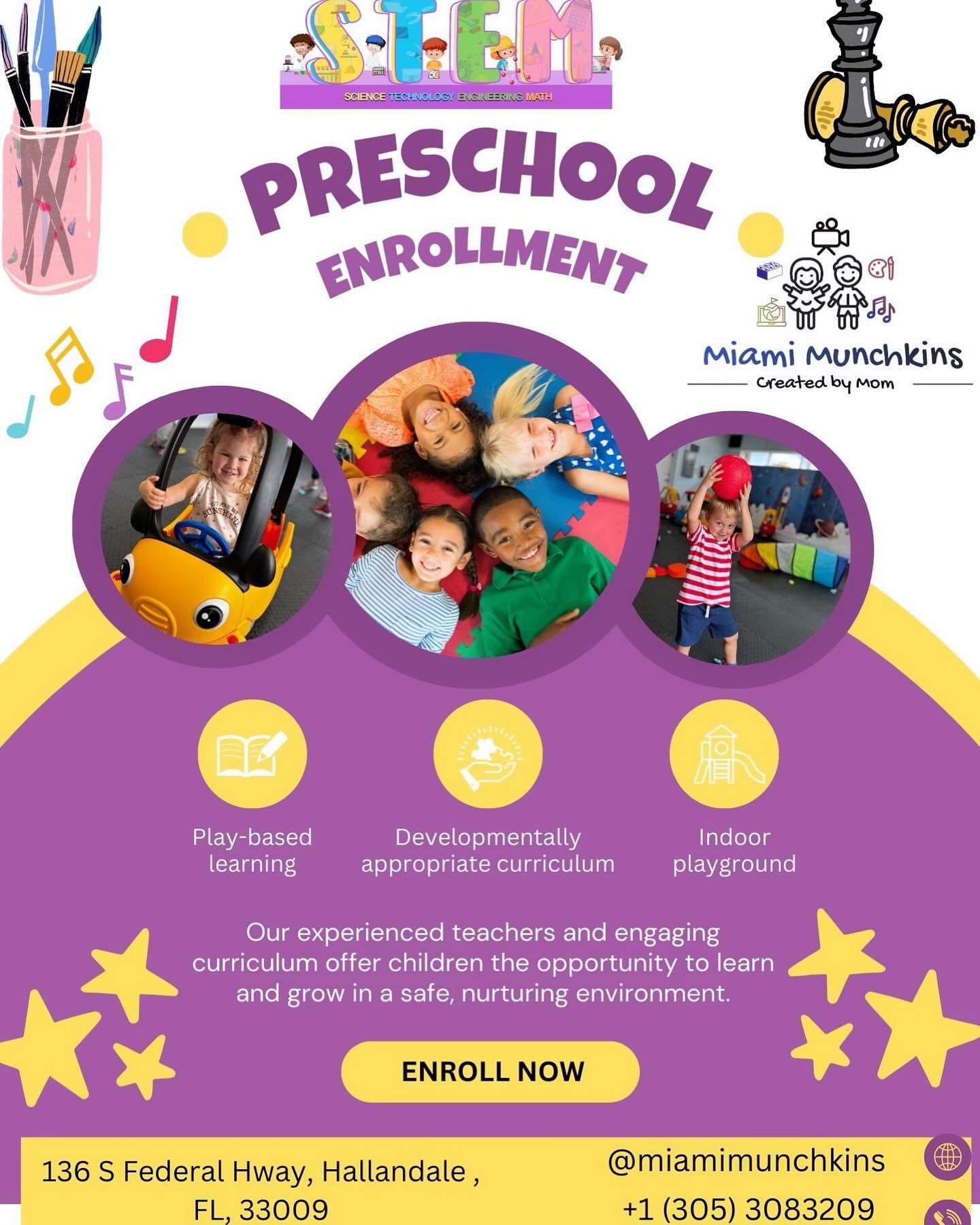 Miami Munchkins Facebook ad: **Discover the Joy of Learning and Play at…