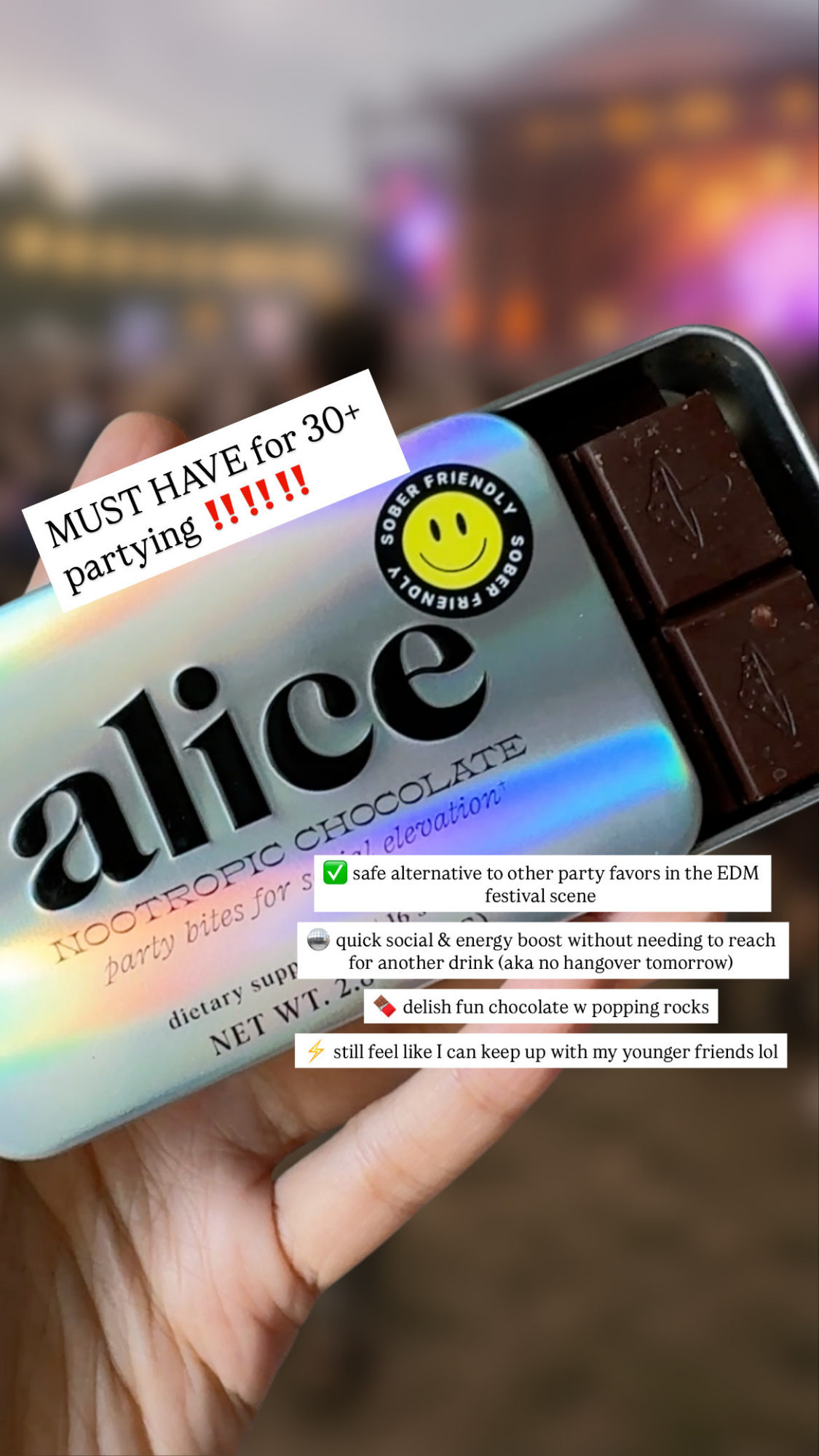 Alice Mushrooms Facebook ad