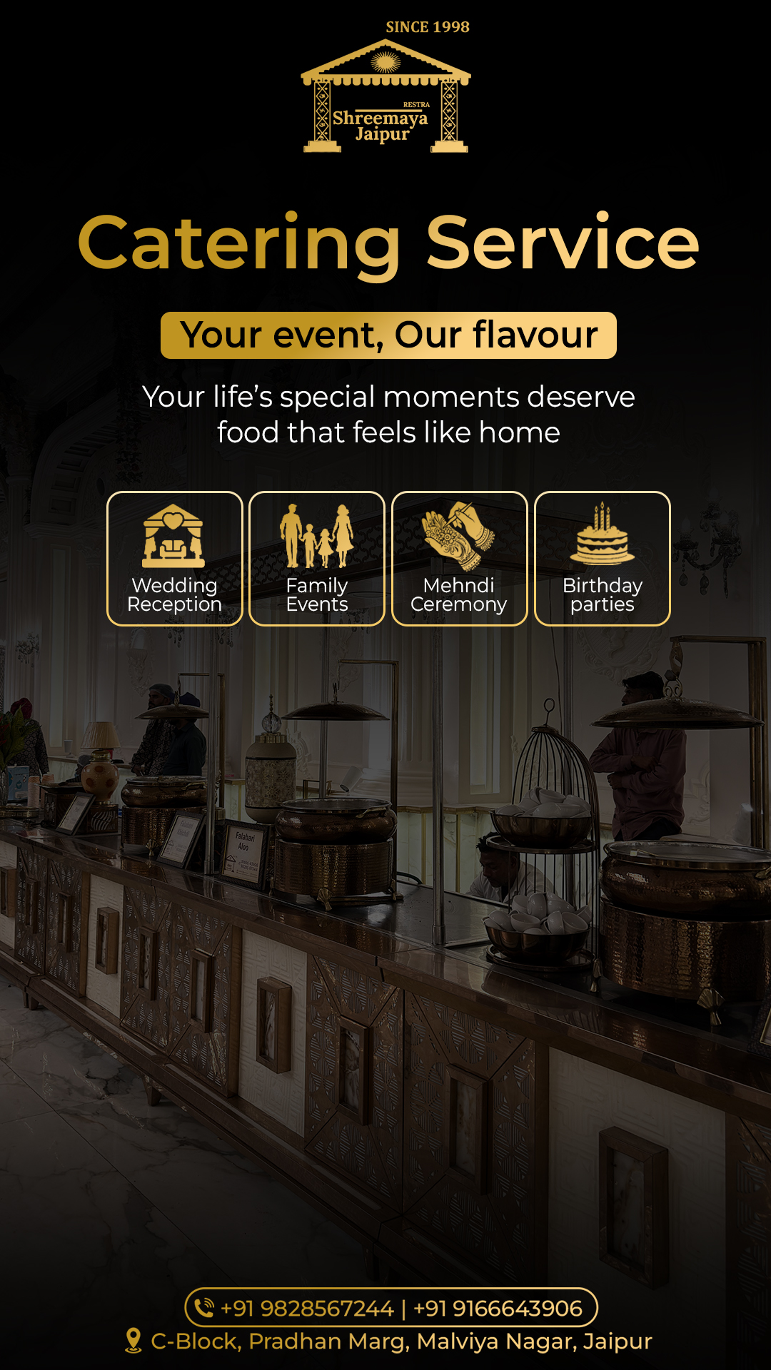 Shreemaya Restaurant Jaipur Facebook ad
