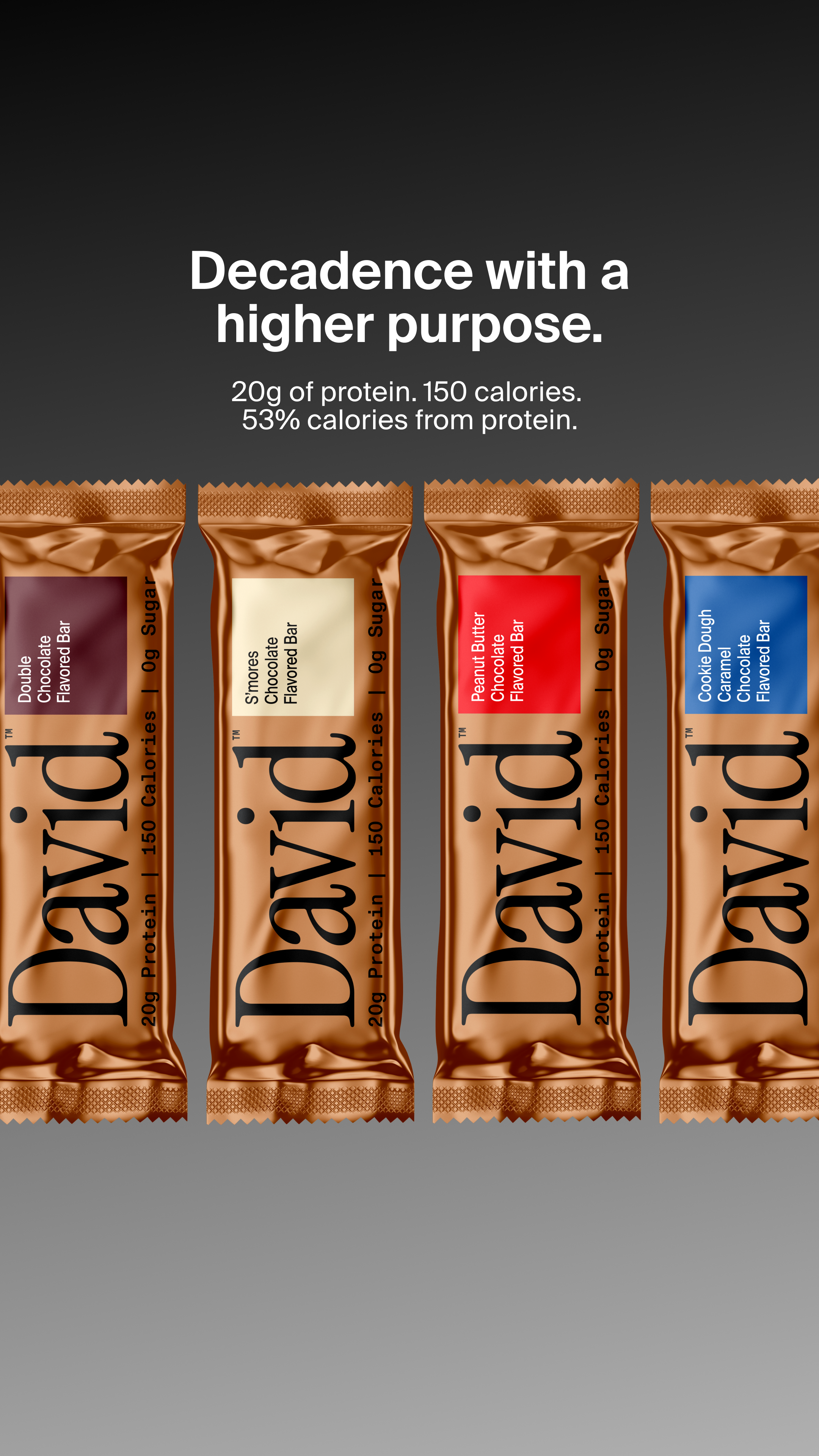 David Protein Facebook ad
