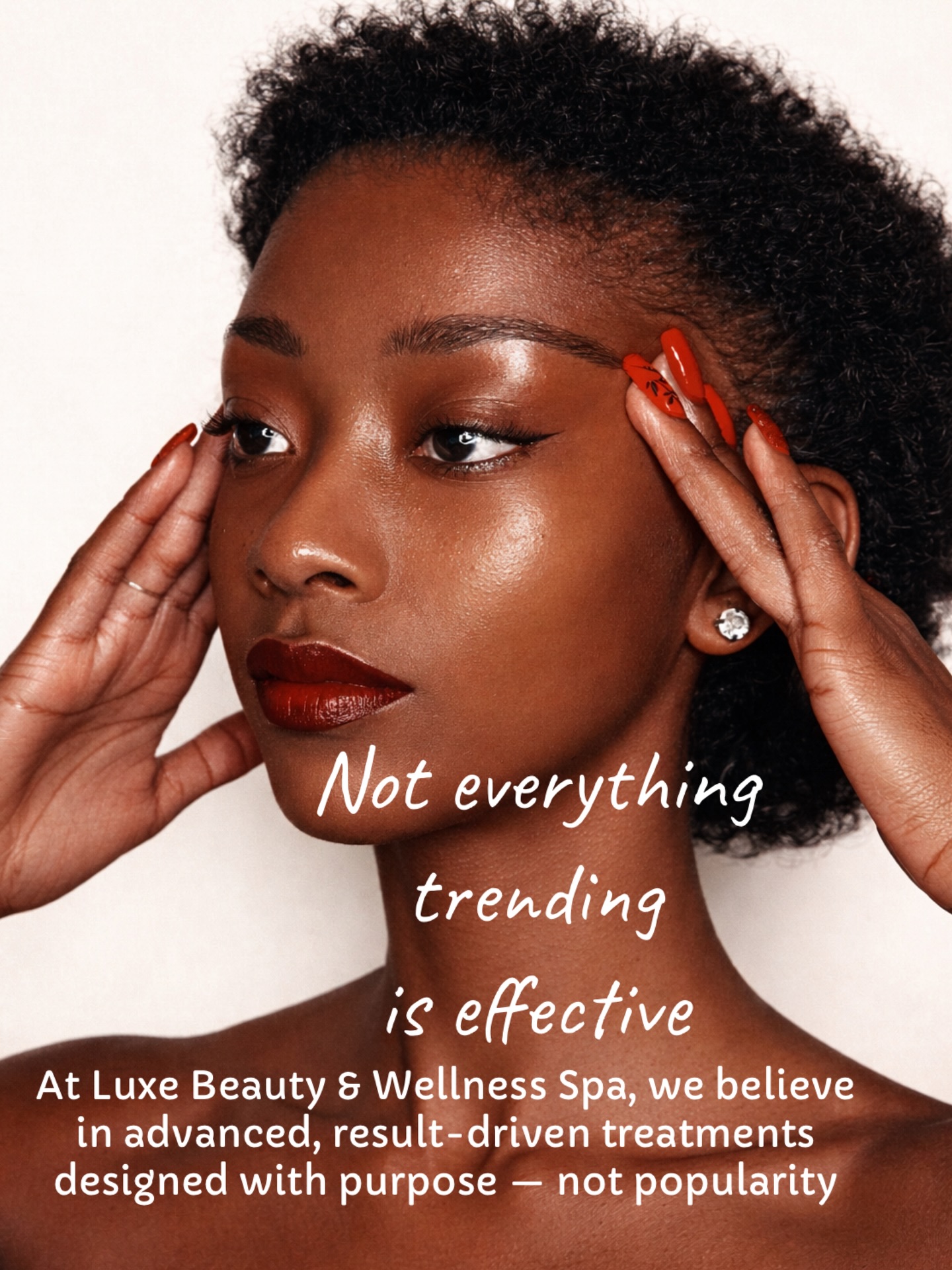 Luxe Beauty and Wellness Spa in Mississauga Facebook ad: Not everything trending is effective, especially when it…