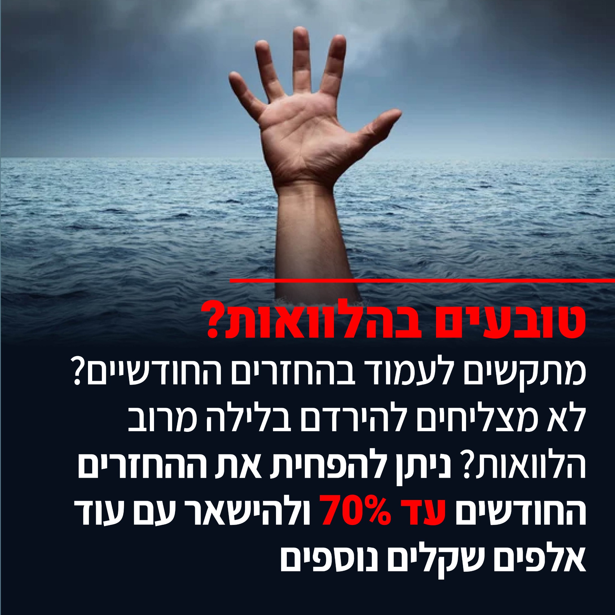 שילת משכנתאות וגיוסי אשראי Facebook ad