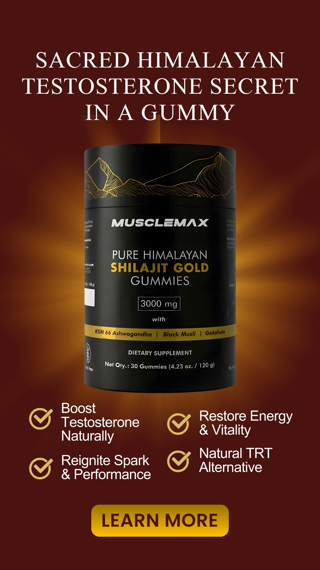 MuscleMax Global Facebook ad
