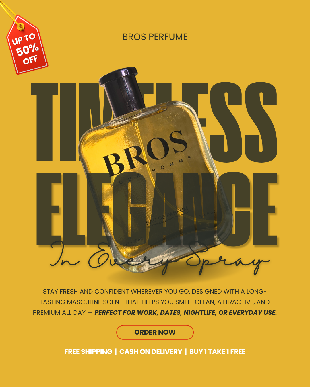 BROS Premium Scents Facebook ad: LONG-LASTING