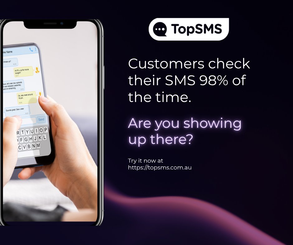 Top SMS Australia Facebook ad: Emails get lost.