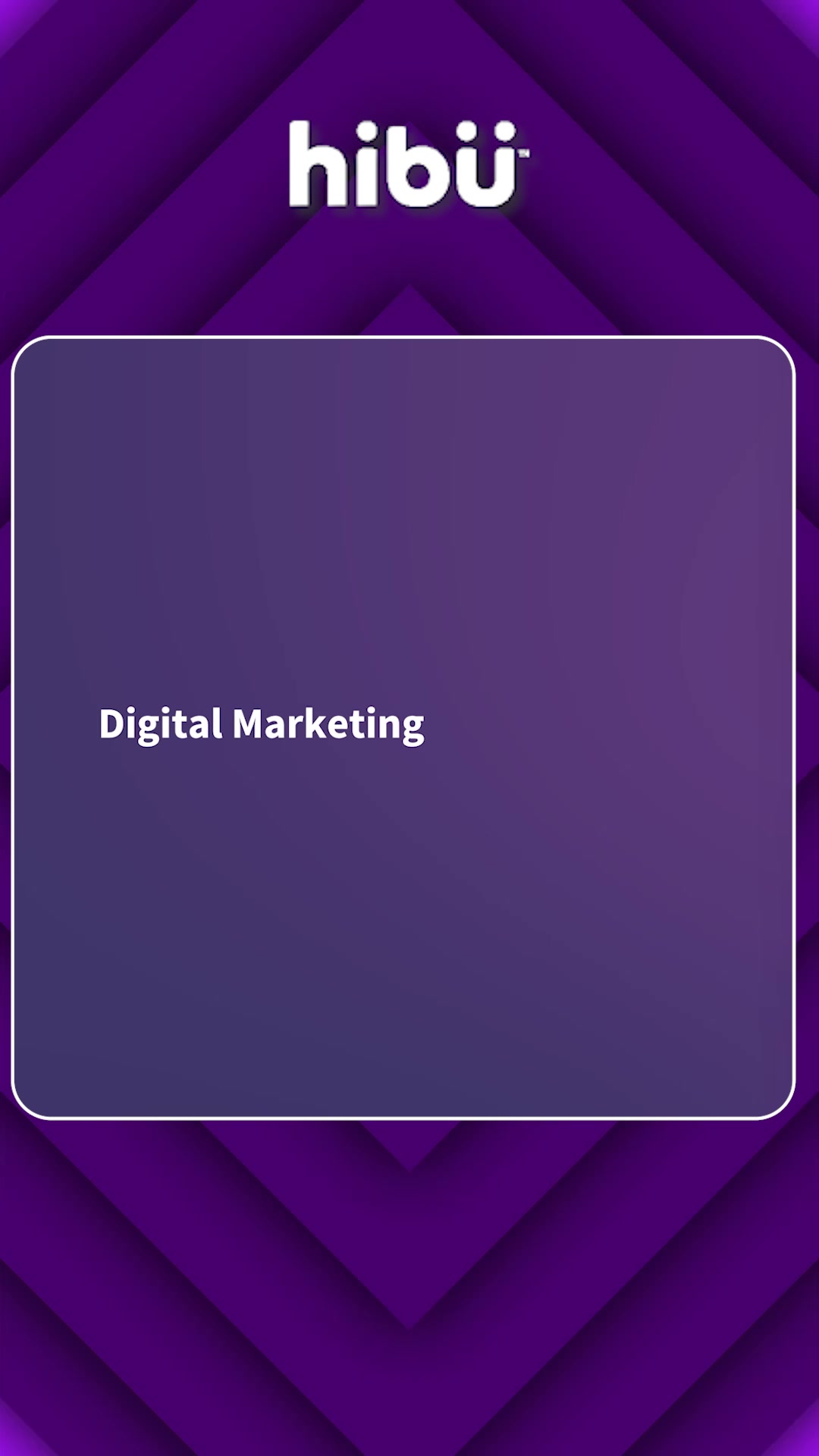 Hibu Facebook ad: Digital Marketing Made Simple