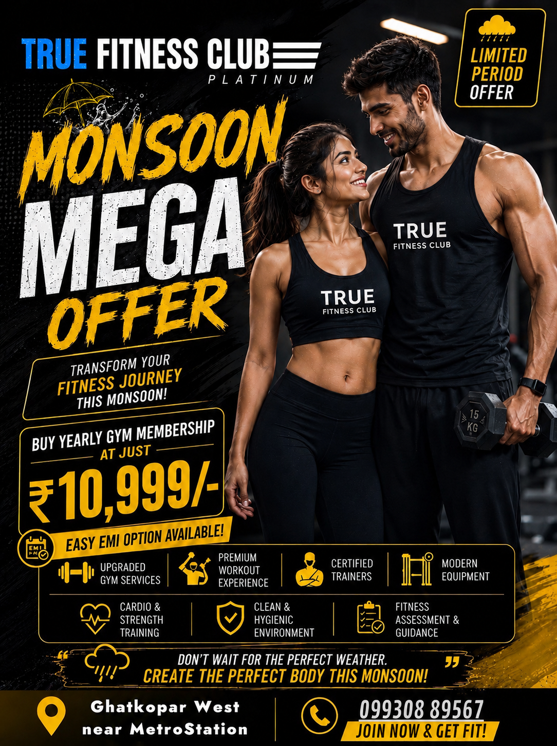 True Fitness Club Facebook ad