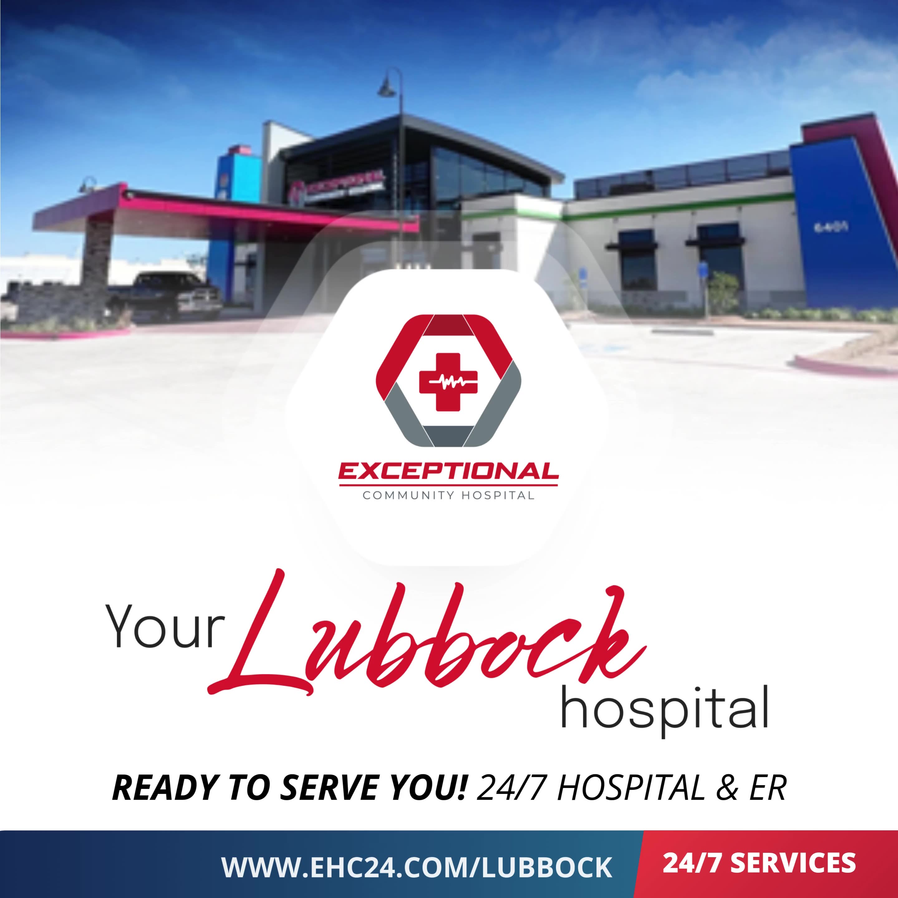Exceptional Community Hospital - Lubbock Facebook ad from Dec 20, 2025