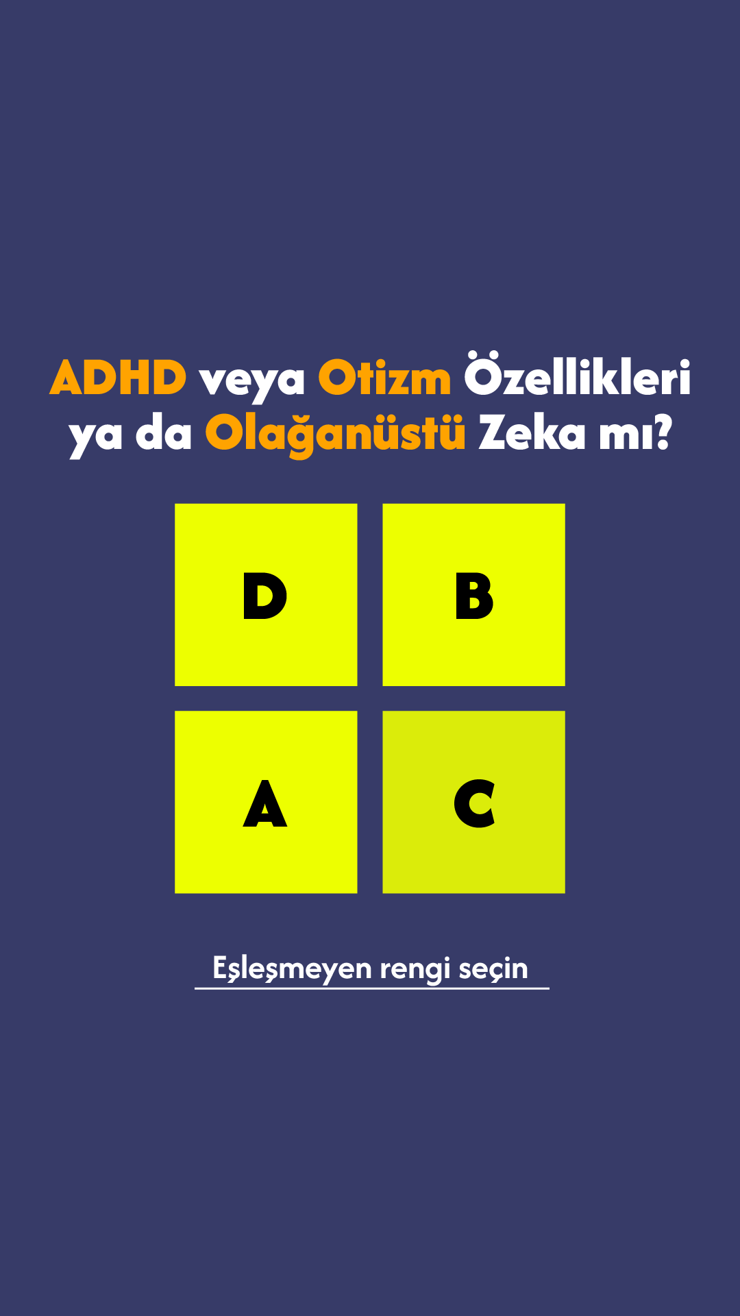 International Brain Test Facebook ad