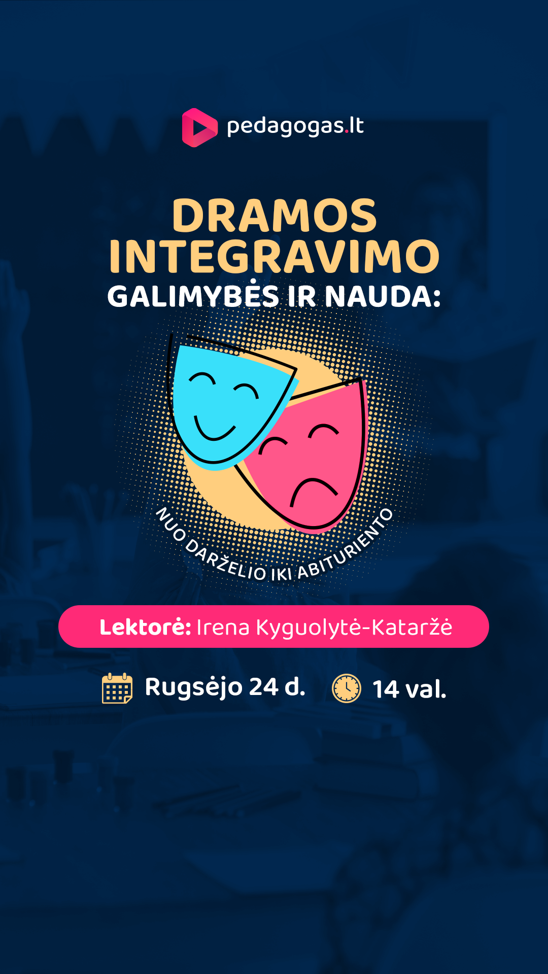 Pedagogas.lt Facebook ad