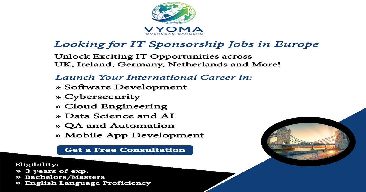 Vyoma Overseas Careers Facebook ad from Jun 16, 2026