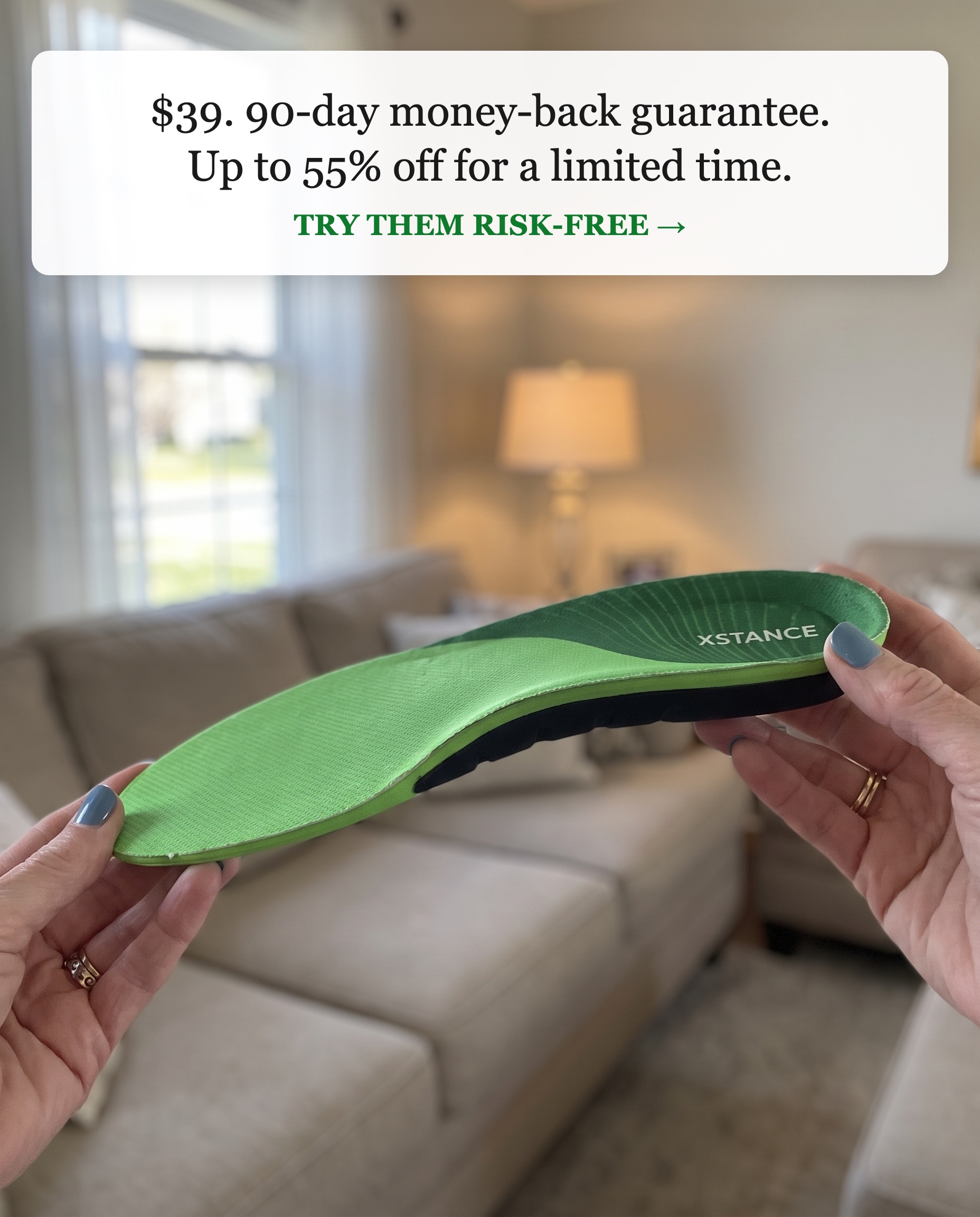 Foot Care Tips Facebook ad: Get Heel Pain Relief