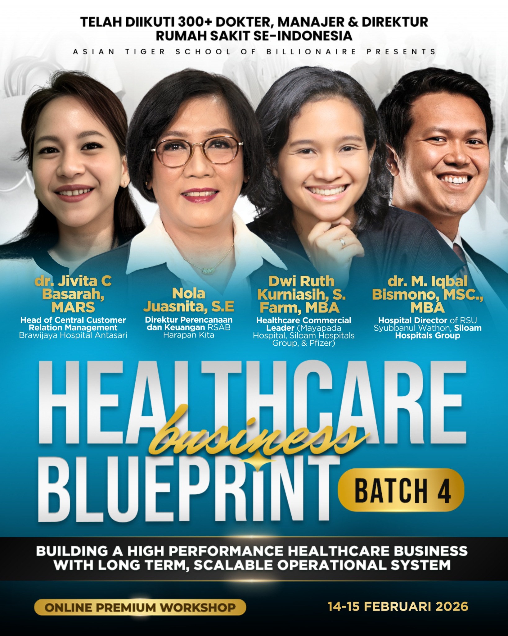Asian Tiger School Facebook ad: Pelajari Sekarang di Healthcare Blueprint