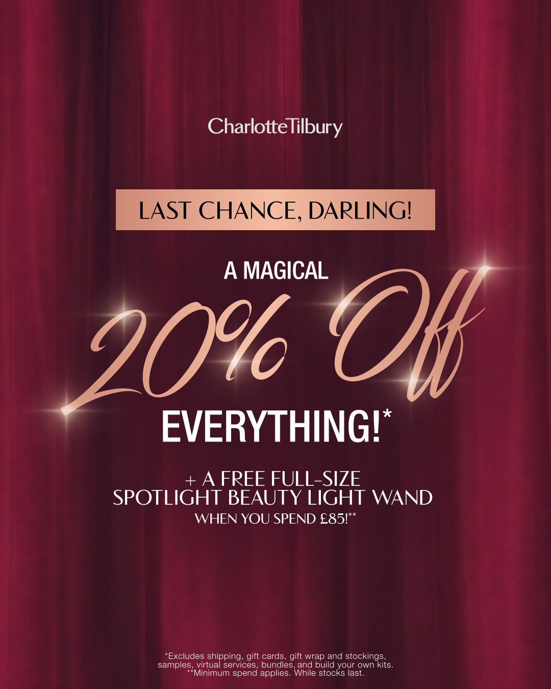 Charlotte Tilbury Facebook ad
