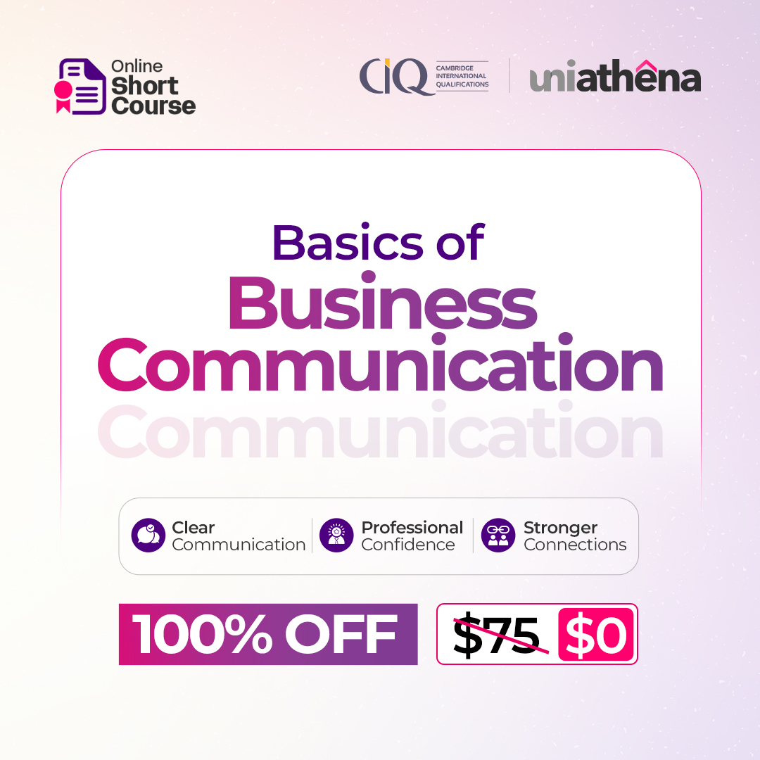 Uniathena - Short Courses Facebook ad