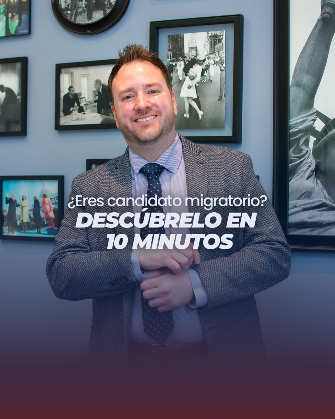 Gerardo Menchaca Immigration Lawyers Facebook ad: En menos de 10 minutos puedes saber si…