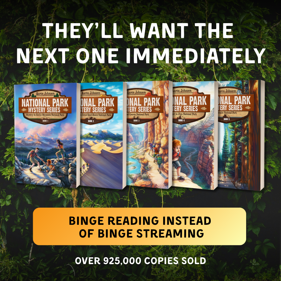 National Park Mystery Series Facebook ad