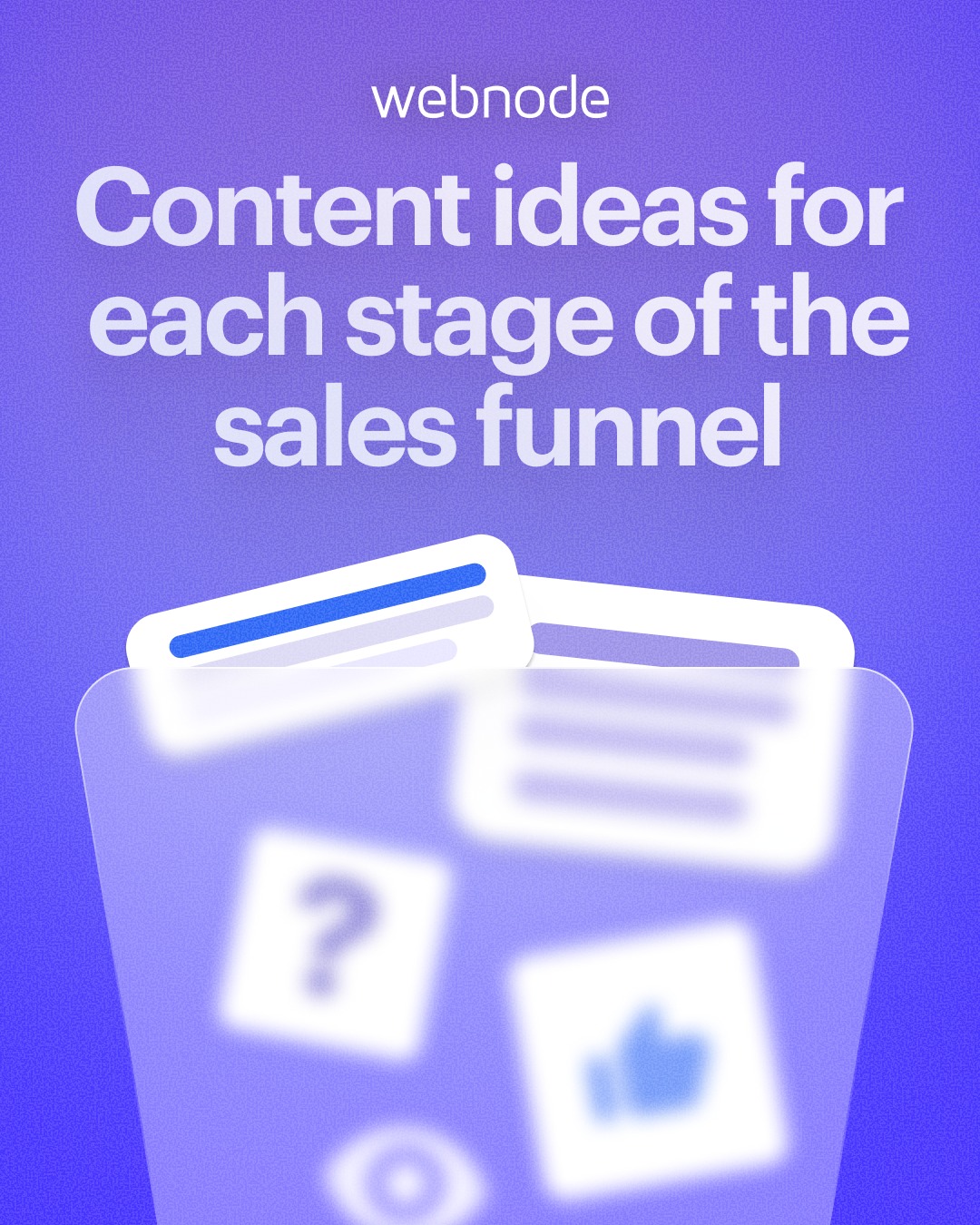 Webnode Facebook ad: Running a small business means doing everything, including…