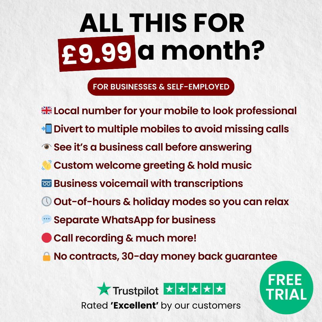 Air Landline Facebook ad: Zero-risk Free Trial