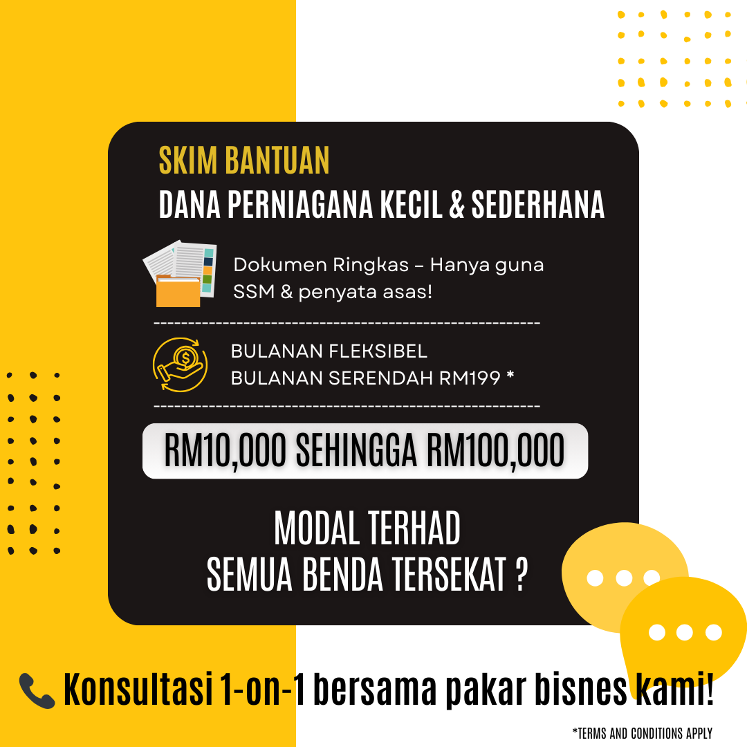 Sme Fund Solution-Malaysia Facebook ad: SKIM BANTUAN DANA PERNIAGAAN
