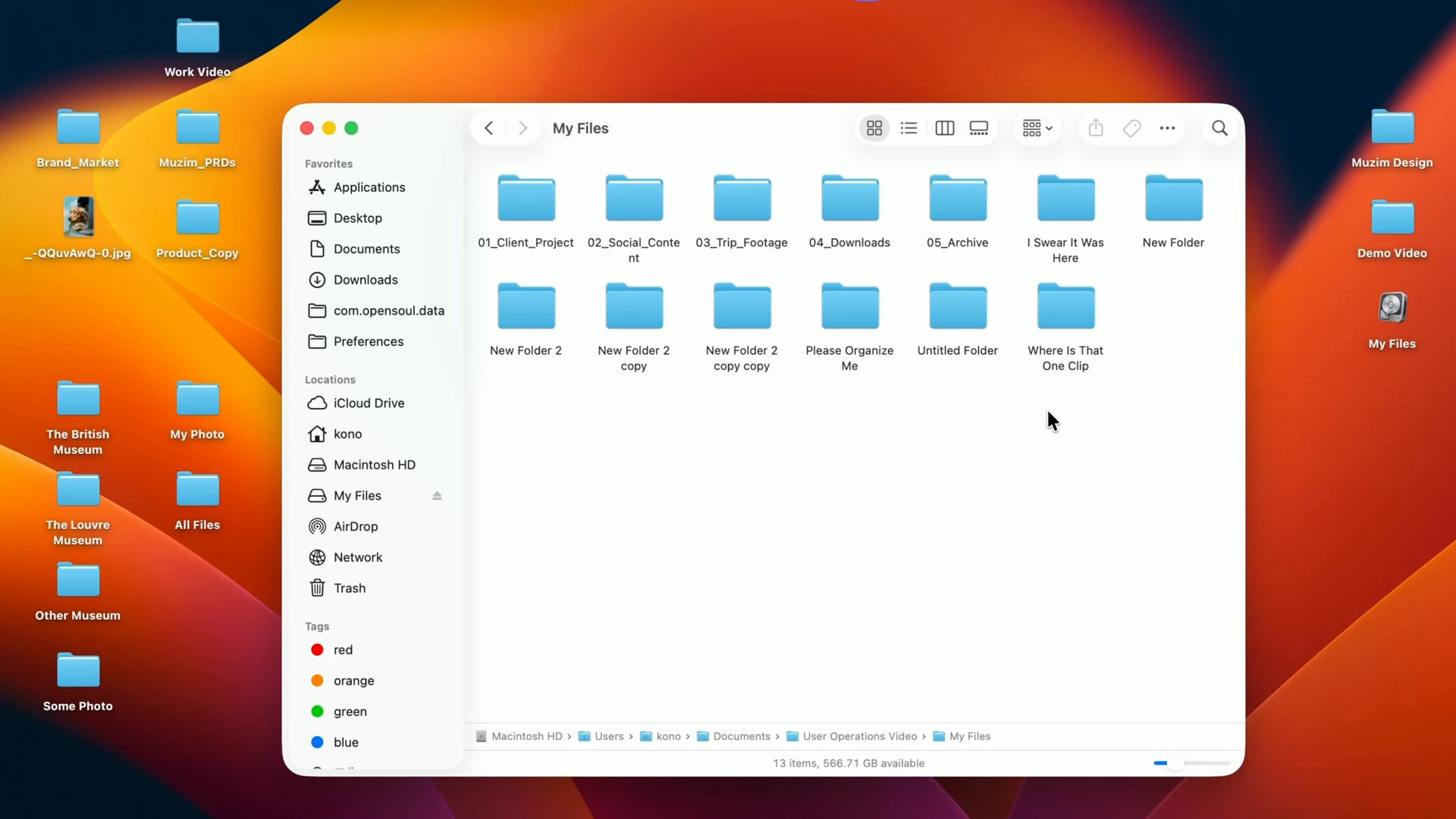 MUZIM Facebook ad: The AI-native Finder for Mac & PC