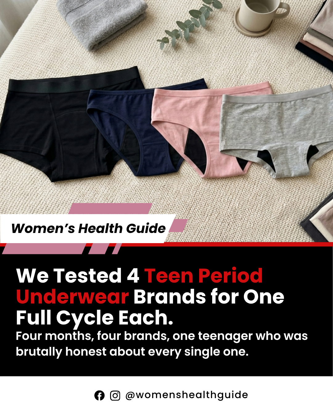 Women's Health Guide Facebook ad