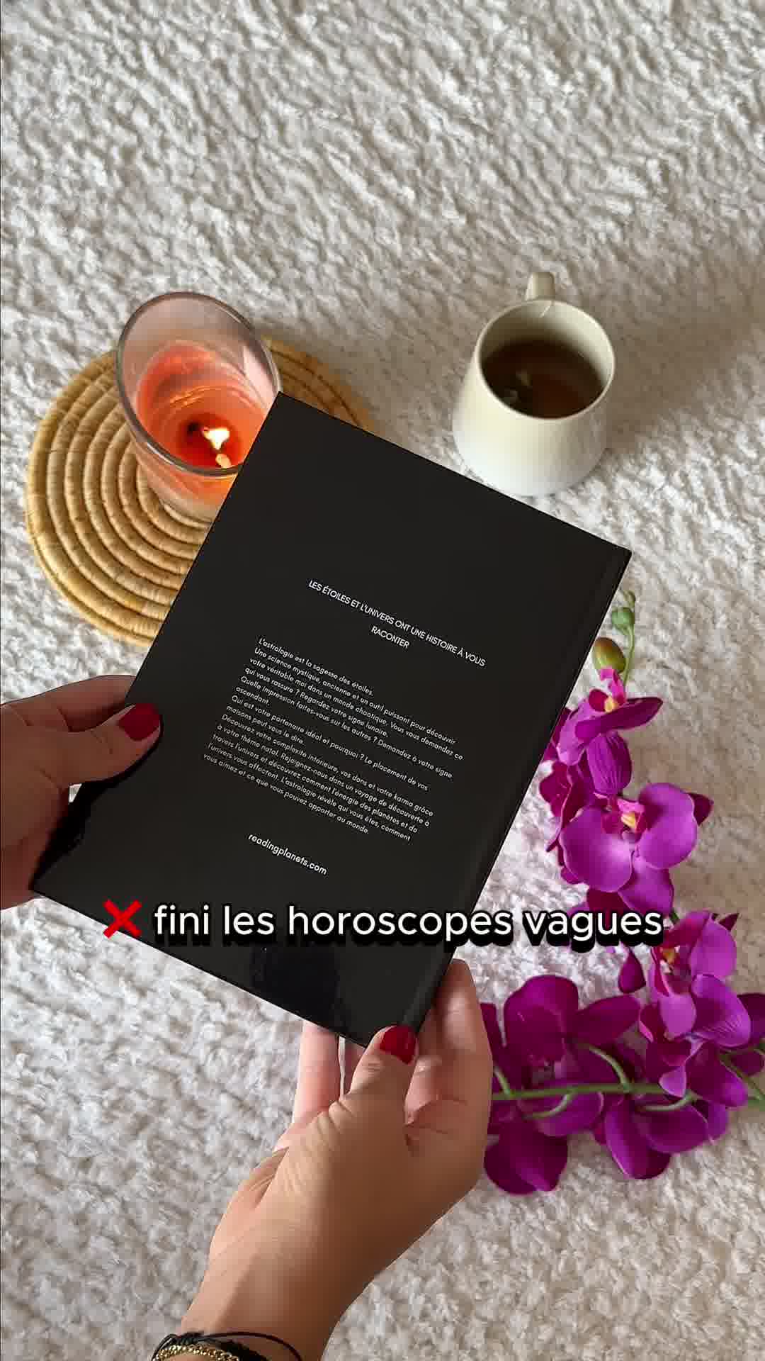 Reading Planets Facebook ad: Votre analyse astrale dans un livre sur mesure