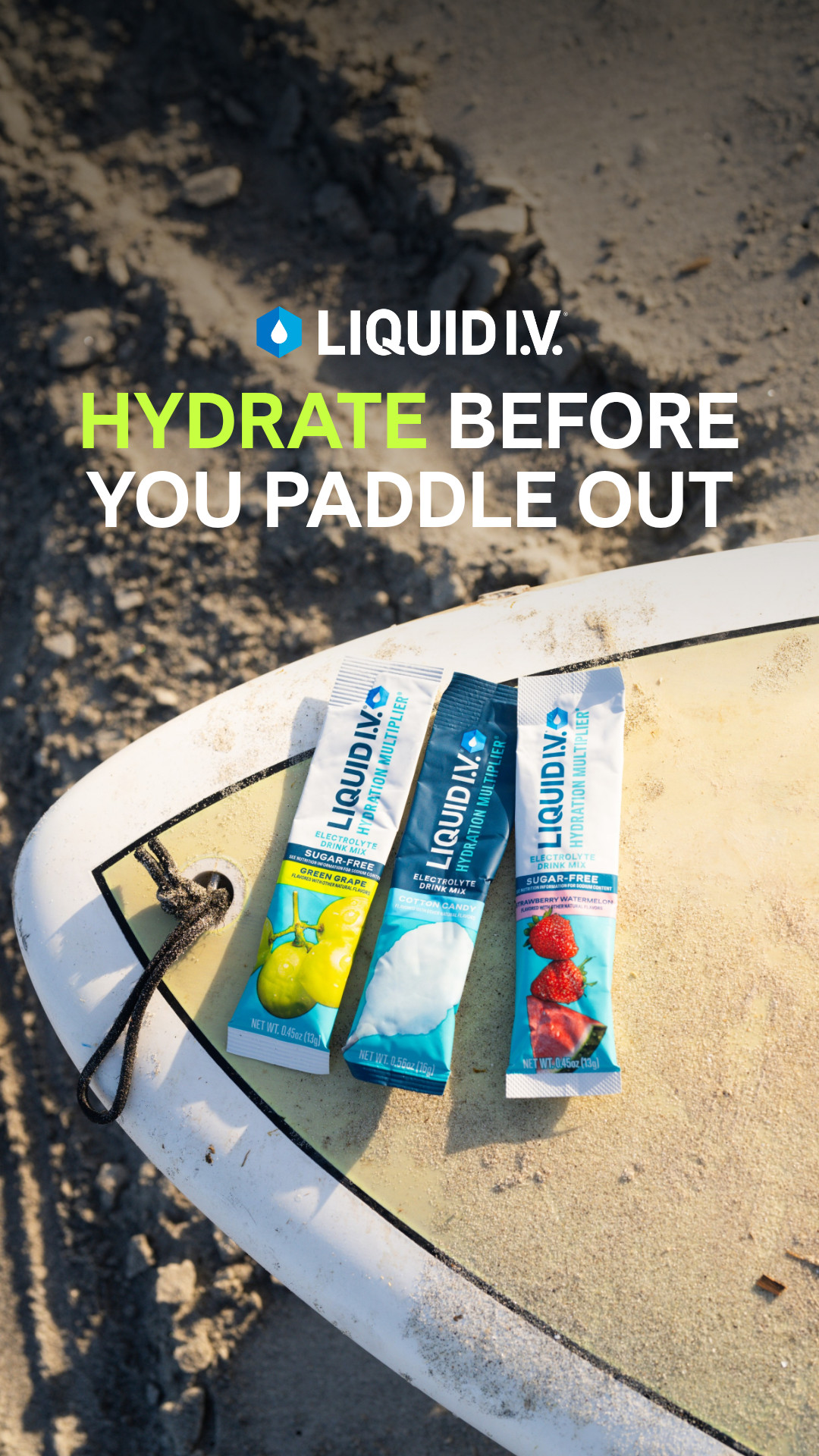 Liquid I.V. Facebook ad: Hydration for the Next Wave