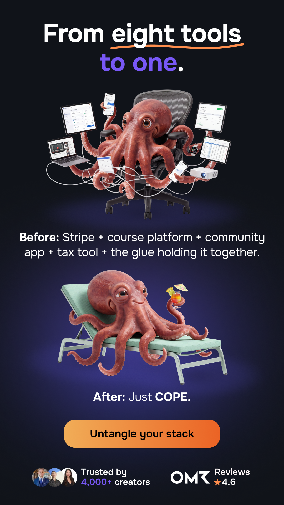 COPE US Facebook ad from Aug 18, 2026