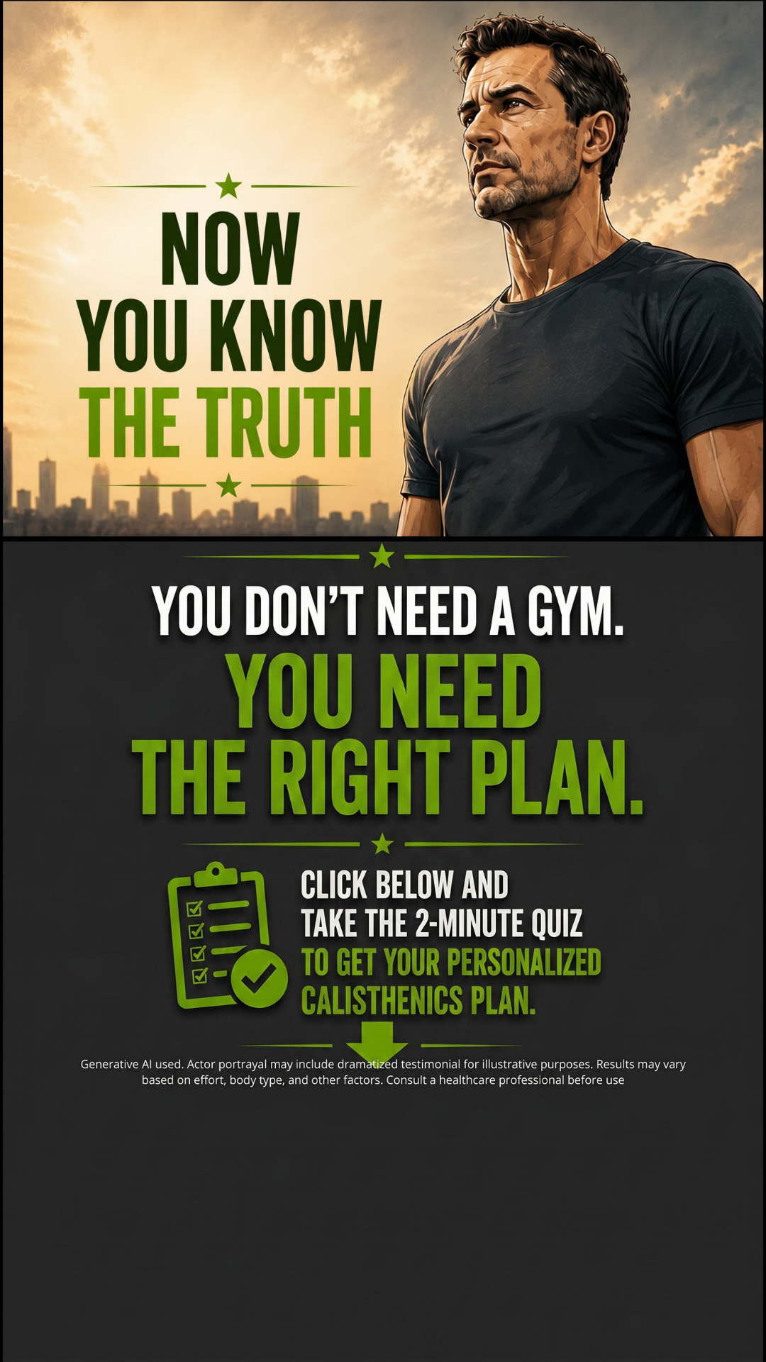 Calisthenics by Ryan Facebook ad