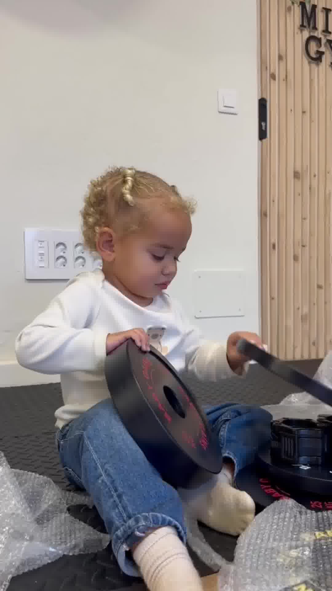 Baby Gains Facebook ad: The Must-Have Gym Toy Set for Active Kids!