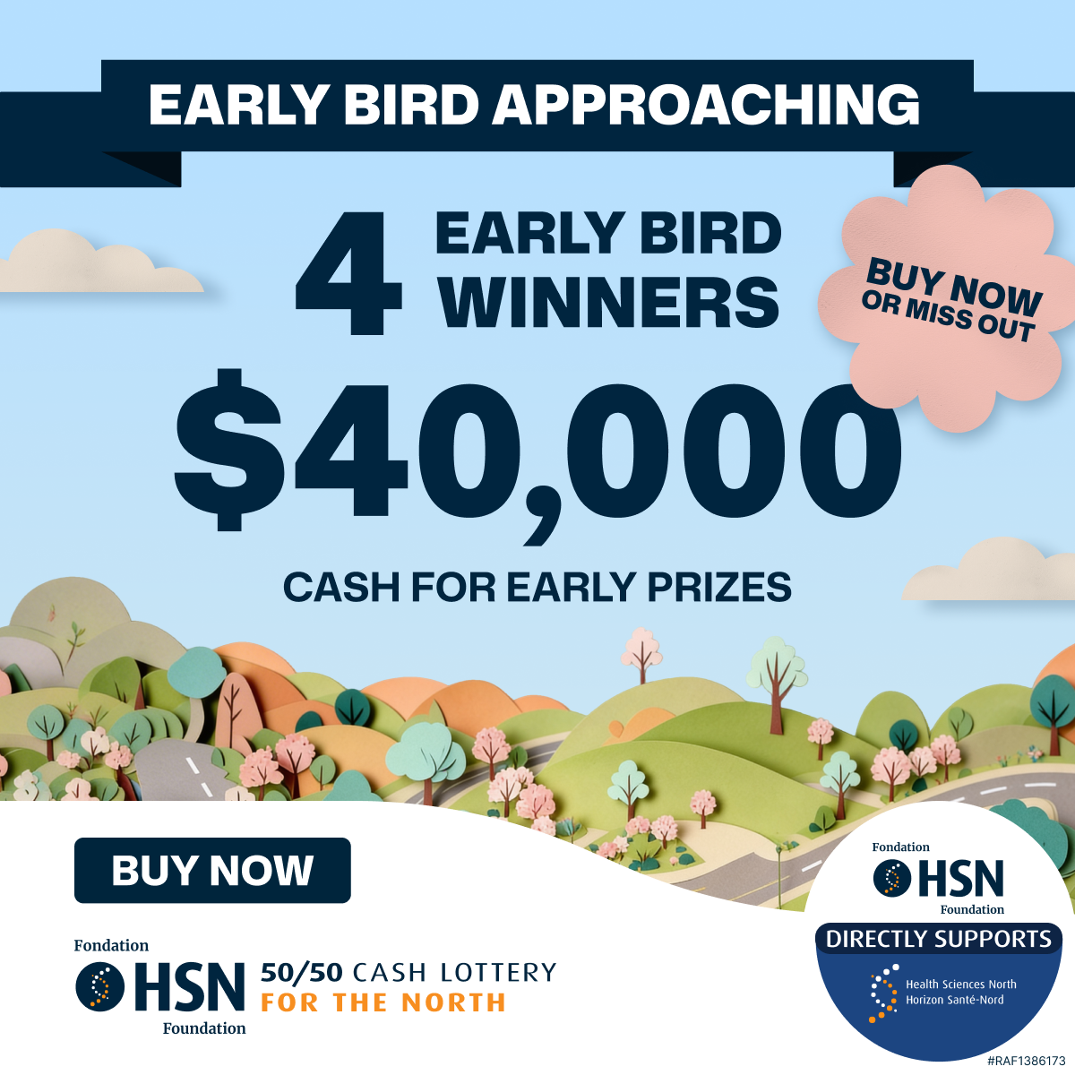 HSN 50/50 Facebook ad