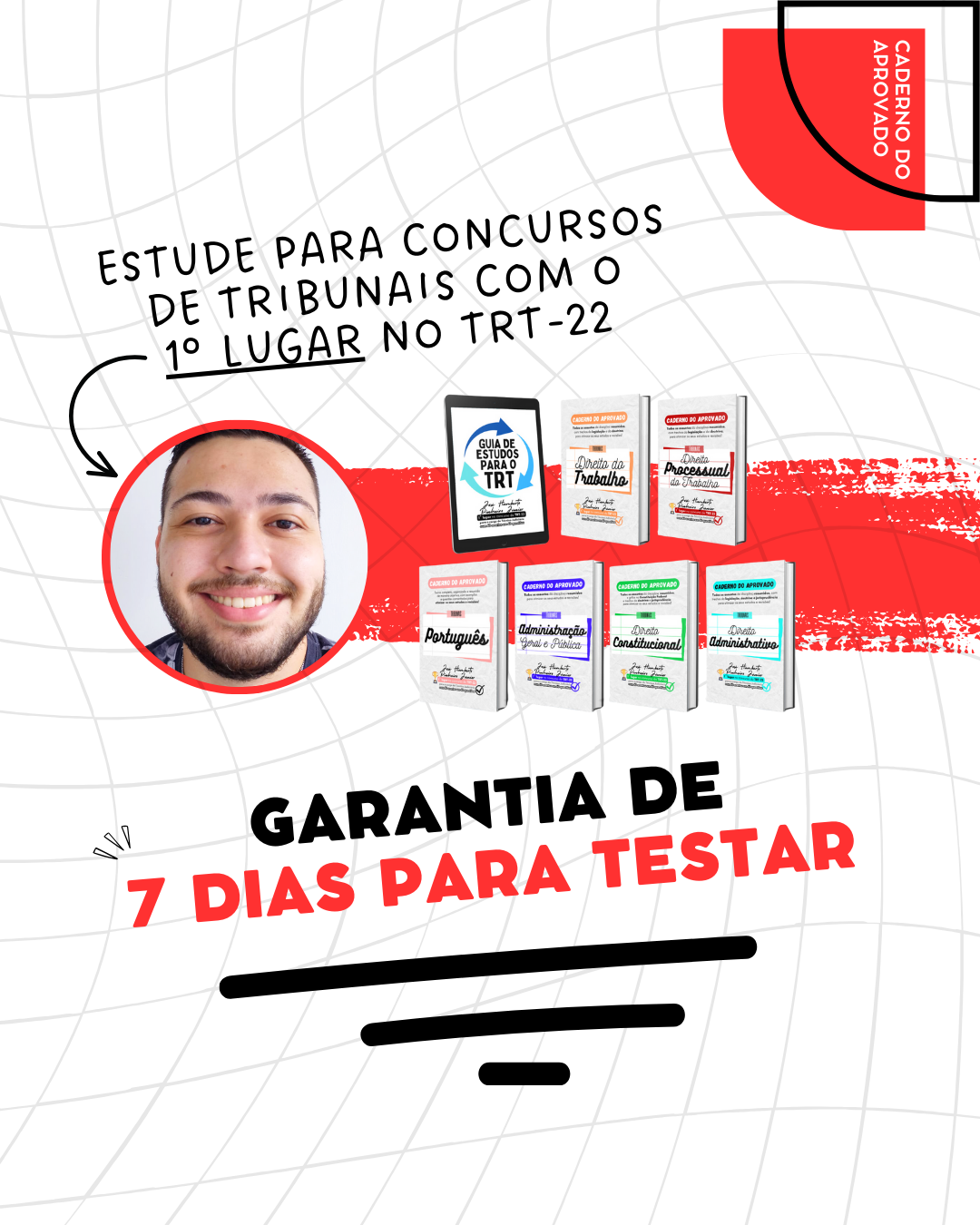 Caderno do Aprovado - Materiais para Concursos Facebook ad
