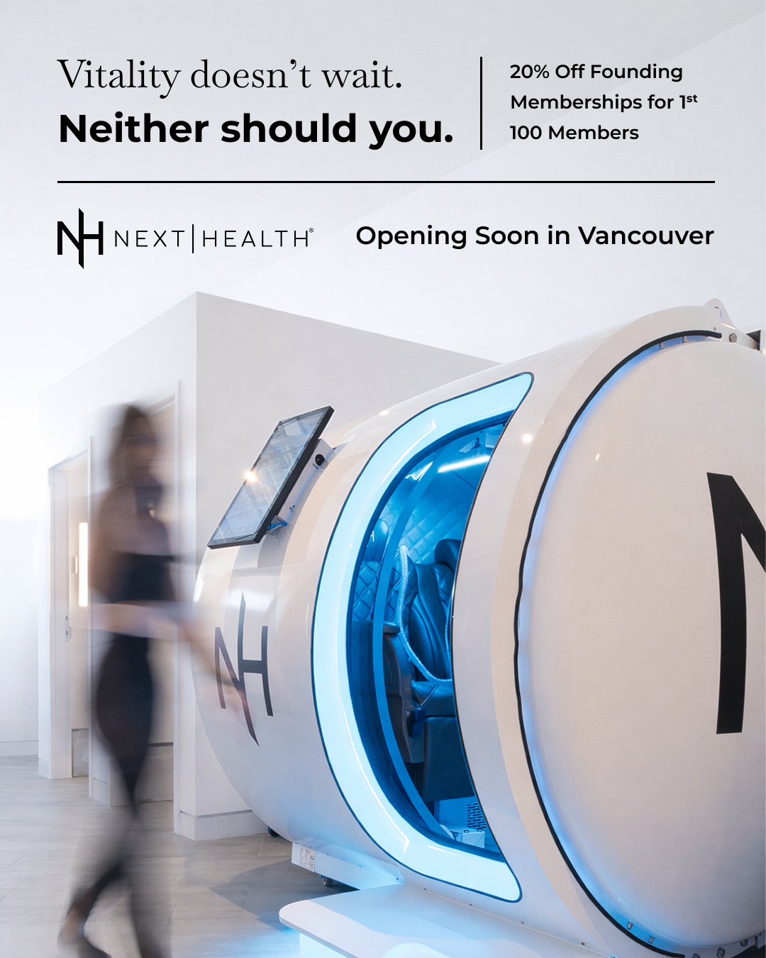 Next Health Vancouver Facebook ad