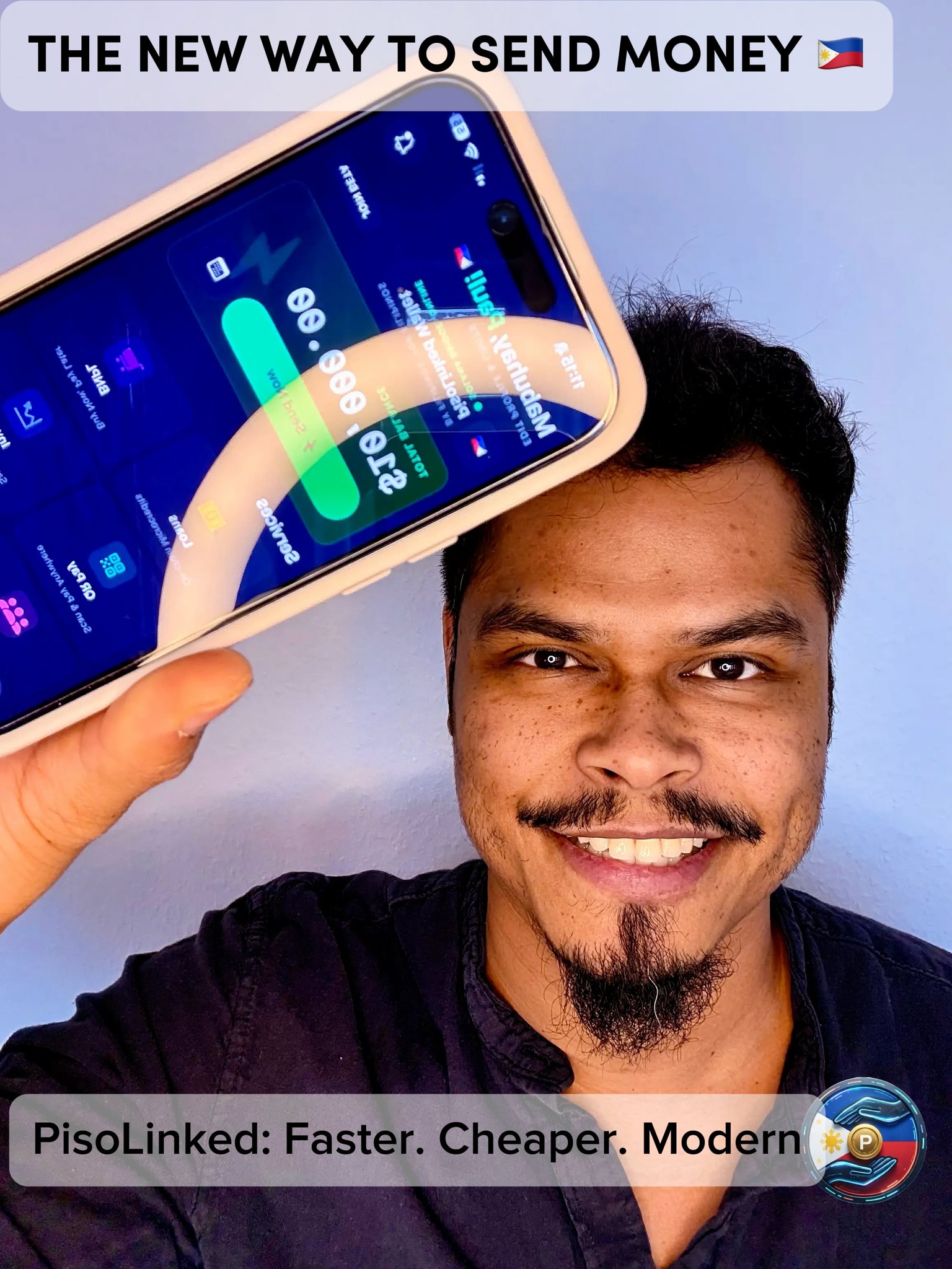 PisoLinked Offical Facebook ad: PisoLinked: One Filipino app for remittance: savings…