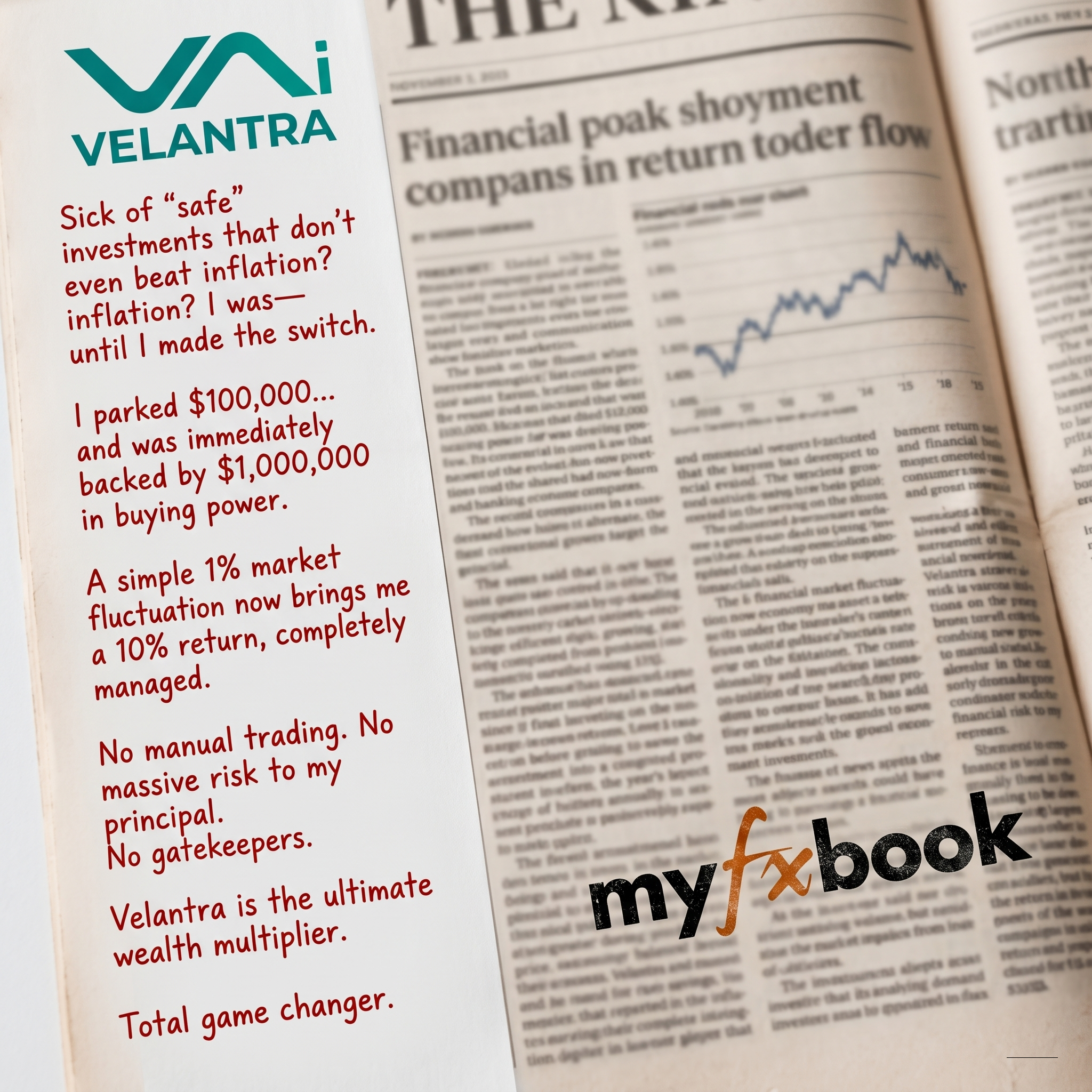 Velantra AI - 10x Leverage Facebook ad: Fully Automated Trading with 10x The Returns