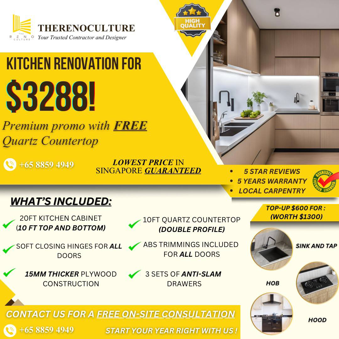 The Reno Culture Facebook ad: Renovate your Kitchen for Just $3288!