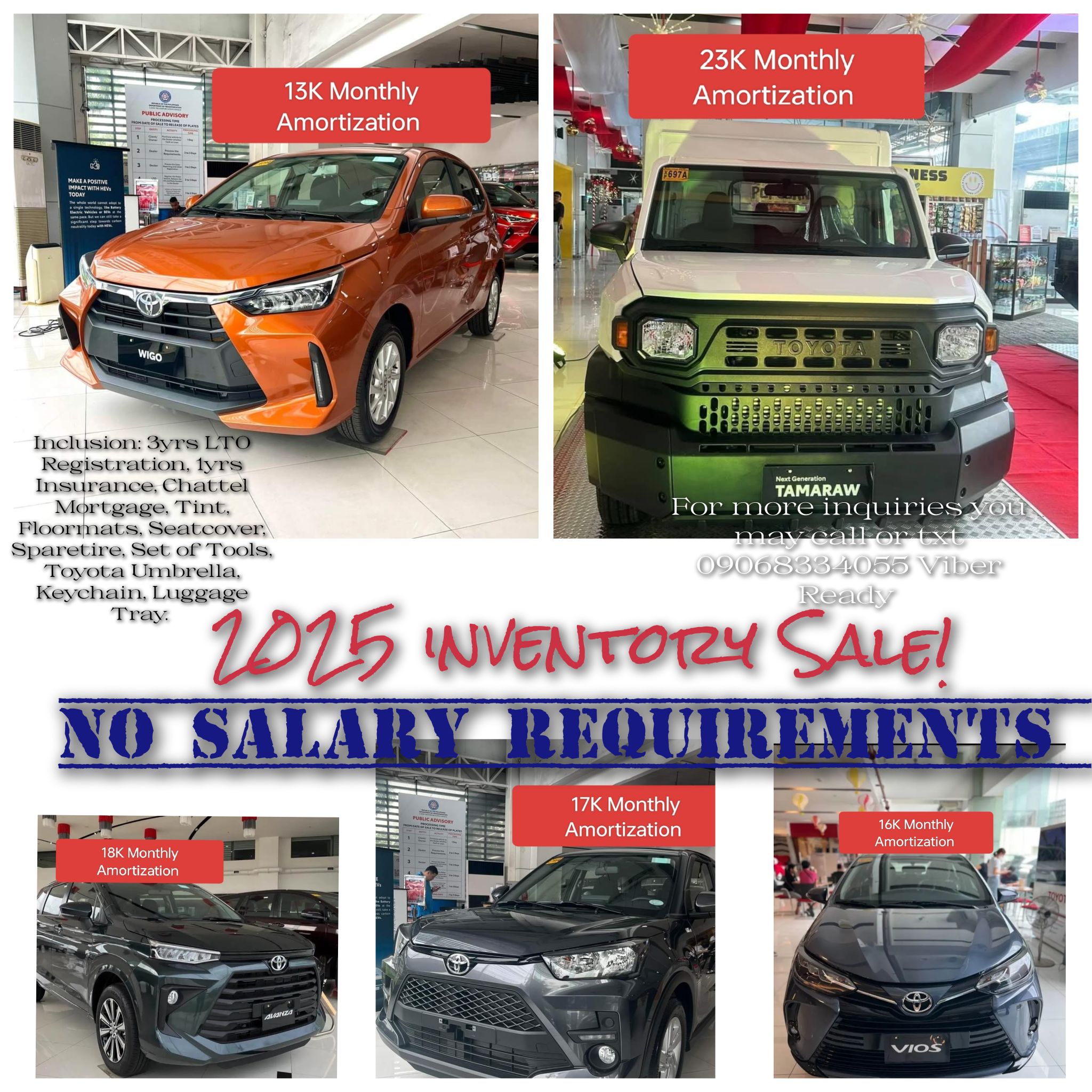 Prince Tabago - Toyota Balintawak Facebook ad: 2025 INVENTOTY MEGA SALE!
