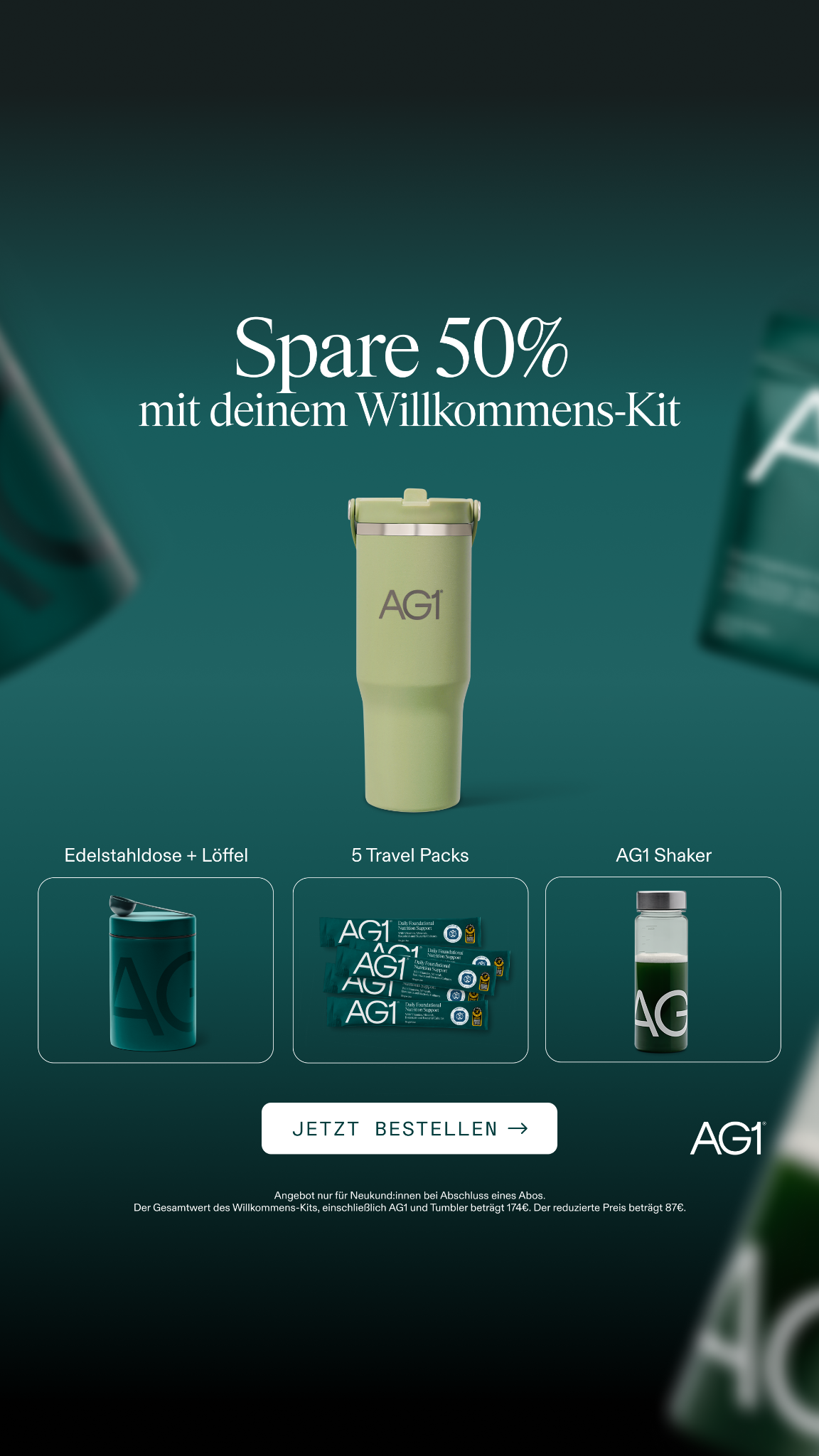AG1 Deutschland Facebook ad