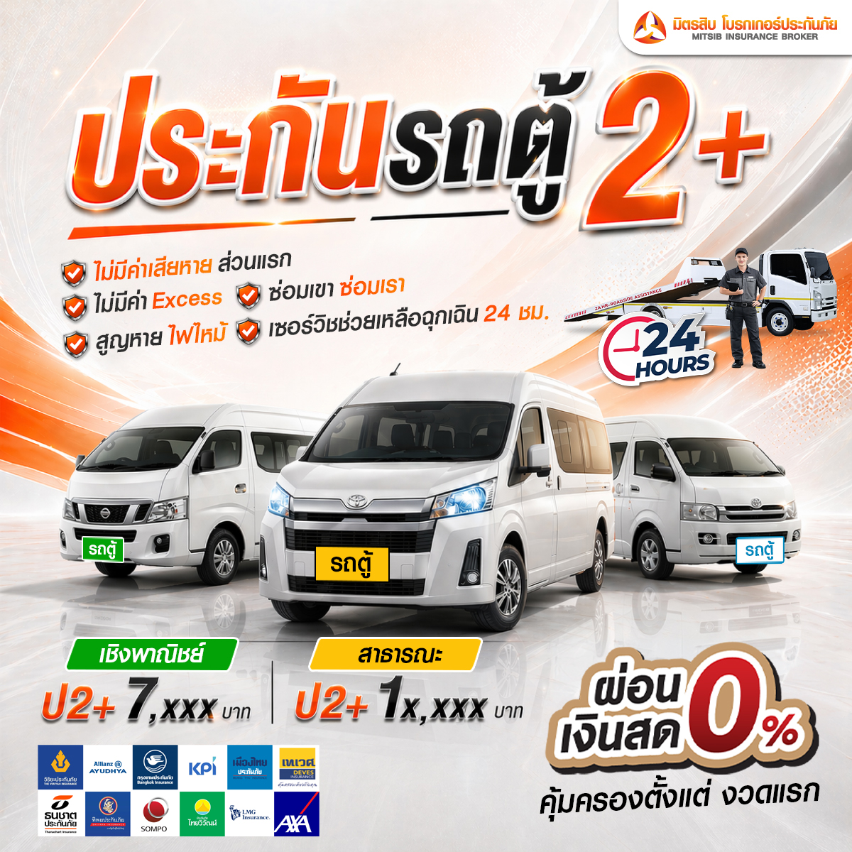 มิตรสิบ โบรกเกอร์ประกันภัย Facebook ad