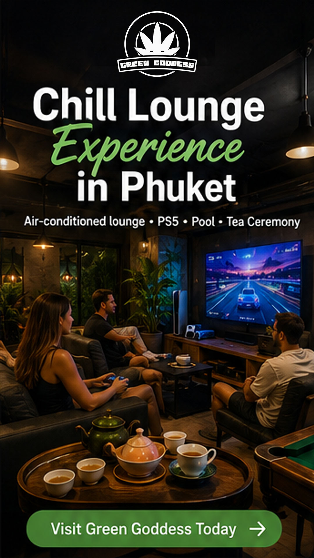 Green Goddess Phuket Facebook ad from Jul 7, 2026