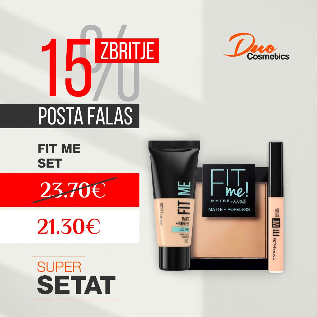 DUO Cosmetics Facebook ad: SUPER SETET, TANI NË OFERTË!