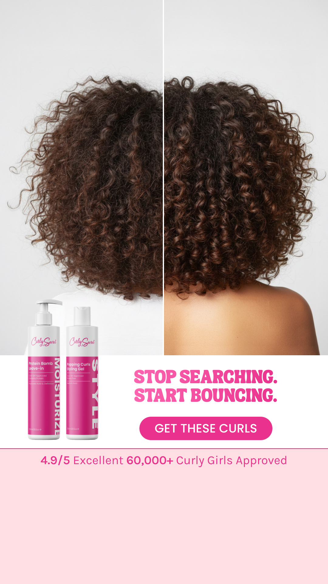 Curly Secret Facebook ad