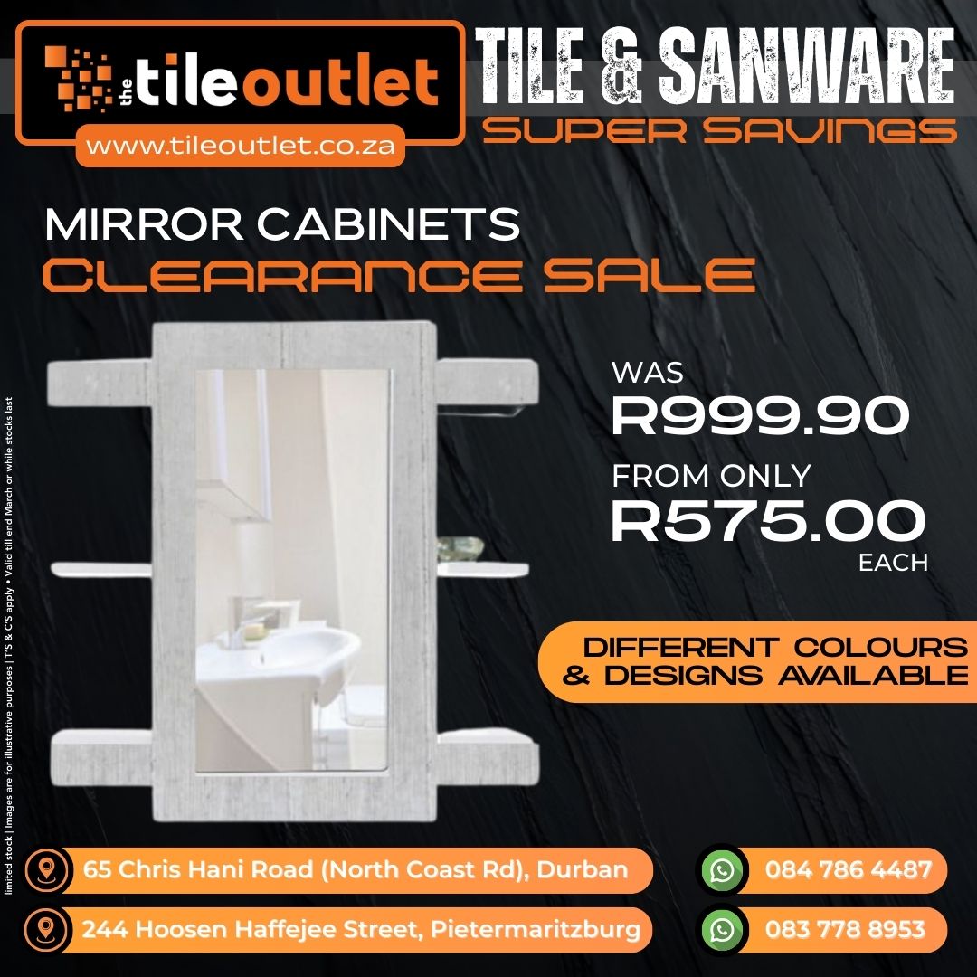 The Tile Outlet Facebook ad: Take advantage of our incredible deals on bathroom…